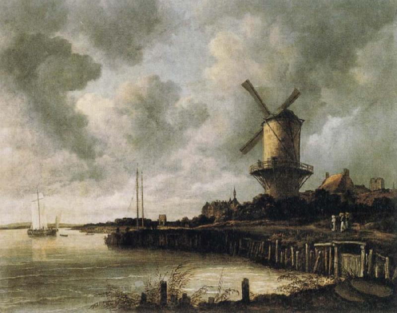 Jacob van Ruisdael The Windmill at Wijk bij Duurstede Spain oil painting art
